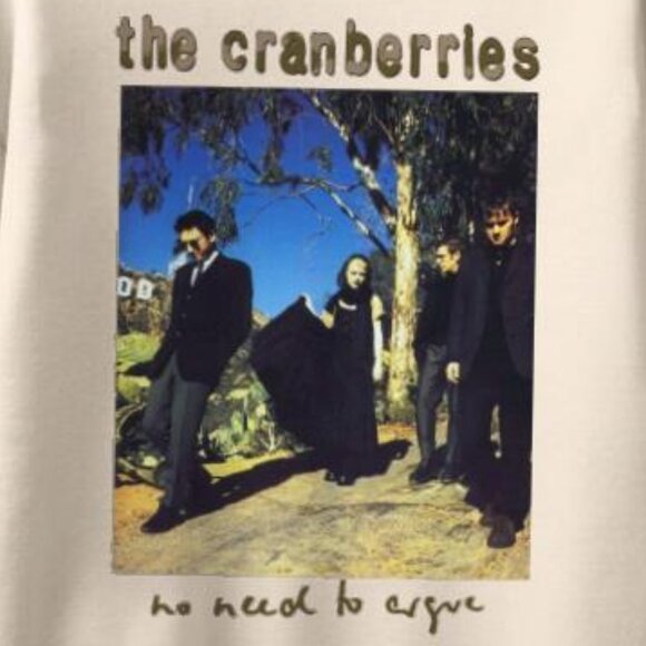 Vintage The Cranberries No Need To Argue World Tour 1995 Unisex Sweatshirt Sand - Picture 3 of 4